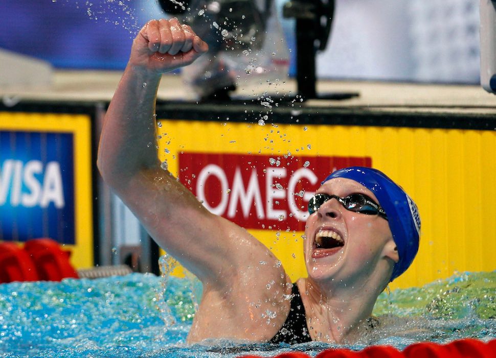 Twelve years to the day that Katie Ledecky won her first Olympic gold in London in 2012 she earned her ninth Gold medal in Paris. Pictured in 2012FULL