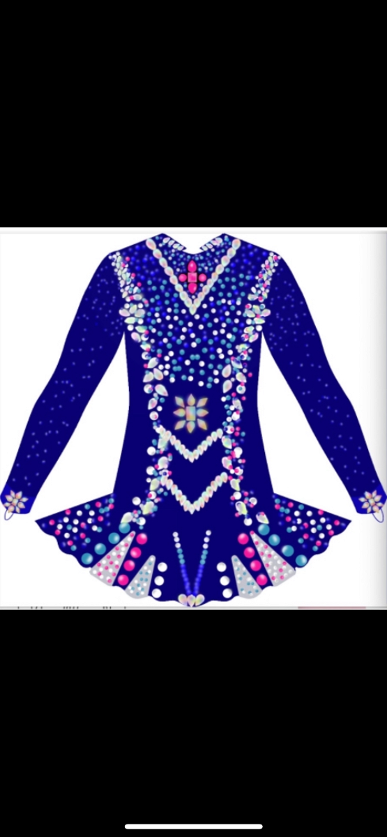 Blue Elite Dress Design
