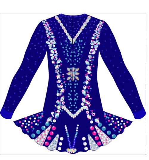 Blue Elite Dress Design